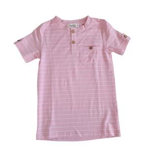 Sawyer & Finn Striped Tab Tee